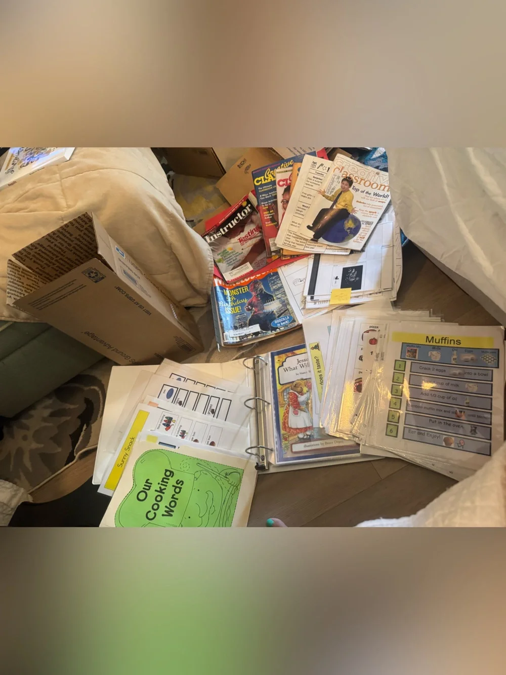 Special needs Educational Cooking Words Activity Pack and lessons